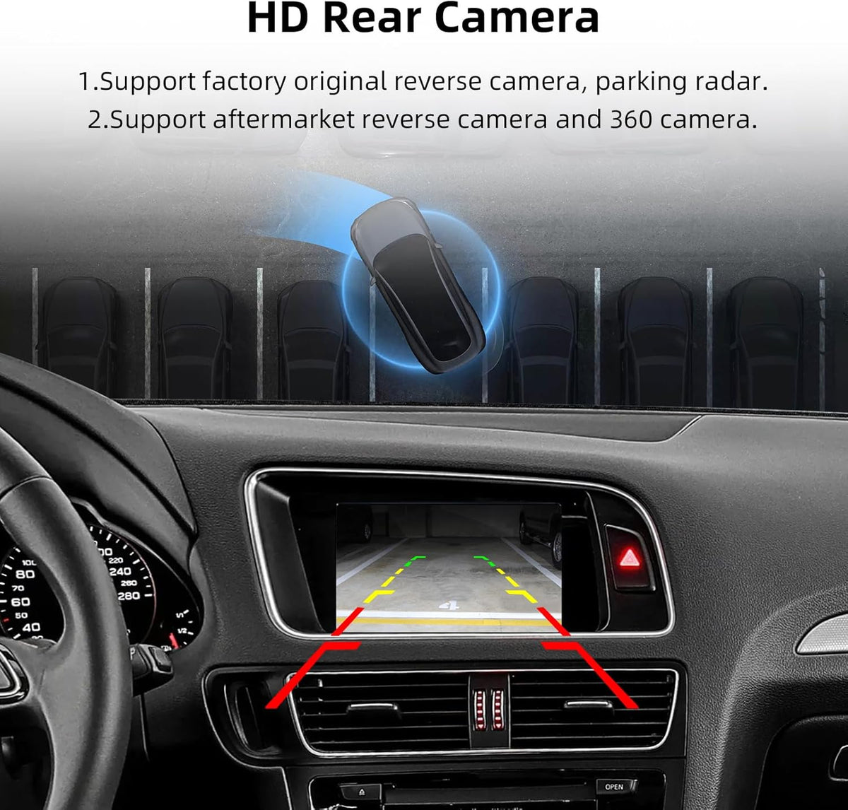 Draadloze CarPlay & Android Auto Retrofit Kit – CarPlay Adapter – Android Auto Interface – OEM Upgrade Module – MMI 3G Decoder – Plug & Play Installatie – WLAN & Bluetooth Connectiviteit