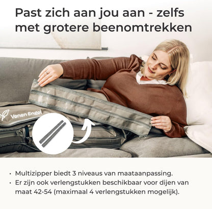Venen Engel 6 Premium Recovery Boots 6 Massageprogramma’s – Medisch Gecertificeerd voor Veneuze & Lymfatische Aandoeningen – Behandeling van Cellulite – Aanvulling op Lymfedrainage