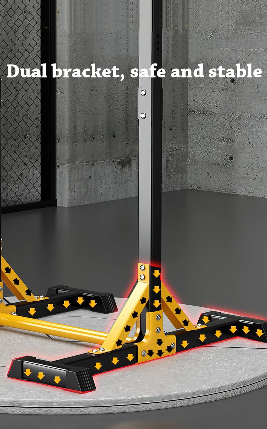 Pull Up Station - Pull Up Bar Vrijstaand, Gym Apparatuur voor Thuis, Dragende 200kg