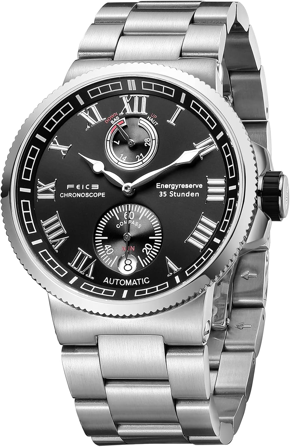 FEICE Men's Automatic Watch Mechanical Analog Waterproof Wrist Watches Sapphire Sport Swimming Mens Watch Timepiece Casual Dress Watches for Men -FM1405