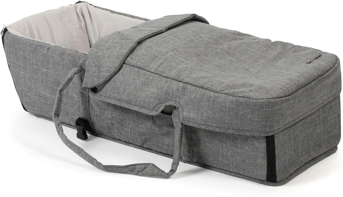 CHIC 4 BABY - Duo broers en zussen met draagtas en regenbescherming, broers en zussen kinderwagen voor twee kinderen, tweelingwagen, twinningsbuggy, tandembuggy, kinderwagen, jeans grijs