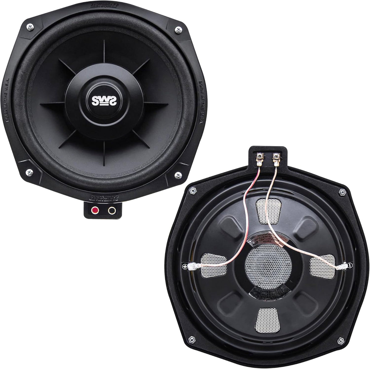Earthquake Sound SWS-8X 8-inch ondiep woofersysteem subwoofer onder de stoel subwoofer, 4-ohm (enkel)