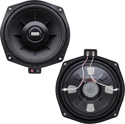 Earthquake Sound SWS-8X 8-inch ondiep woofersysteem subwoofer onder de stoel subwoofer, 4-ohm (enkel)