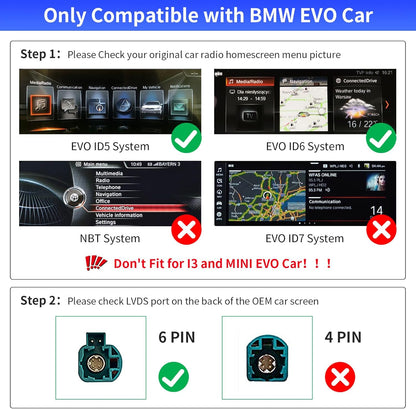 Draadloze CarPlay Android Auto Interface – Smartphone Connectiviteit Module – Auto Multimedia Adapter – EVO Systeem Upgrade – Draadloos & Bekabeld – Ondersteuning Navigatie & Camera