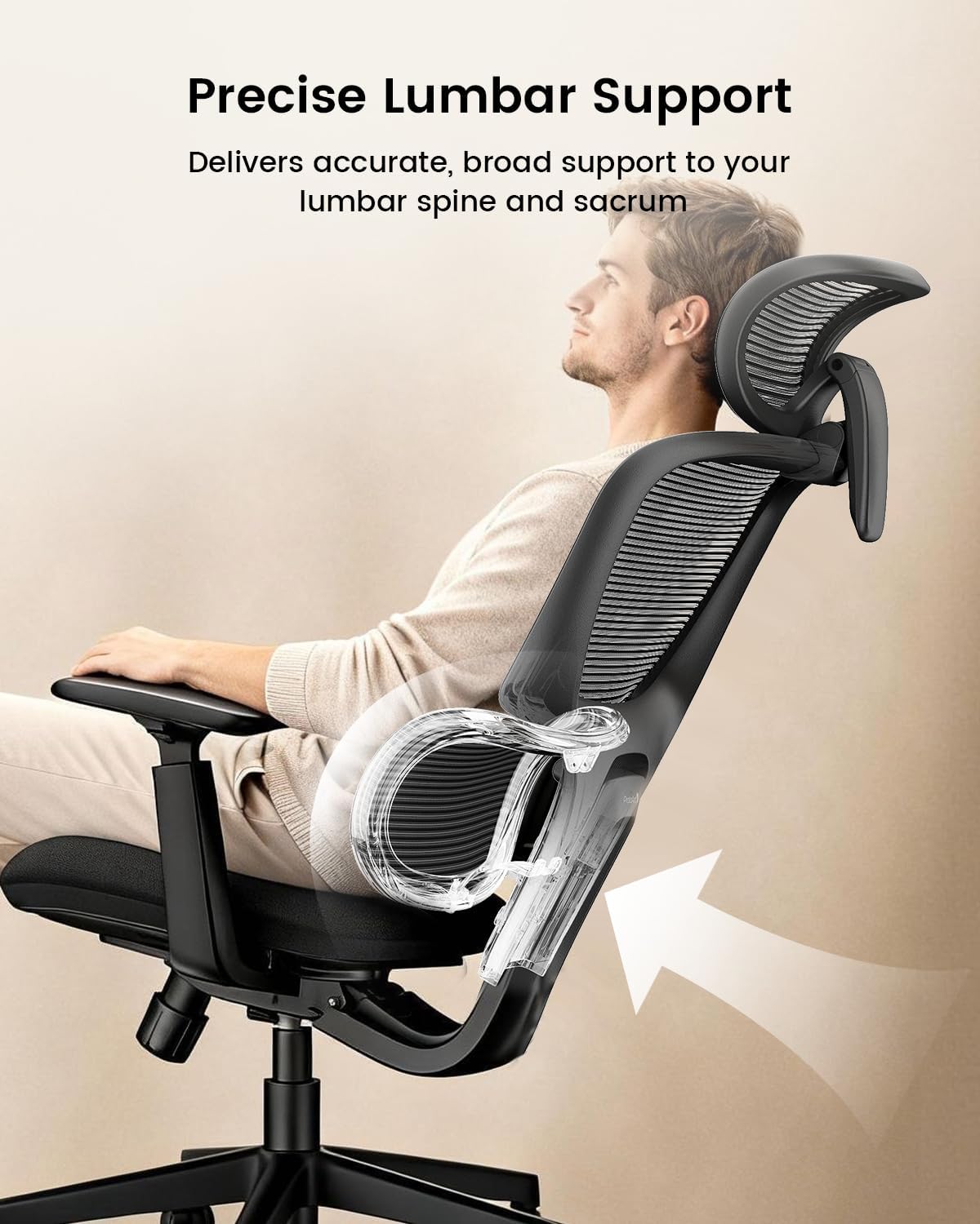 ProtoArc EC300 Ergonomische bureaustoel