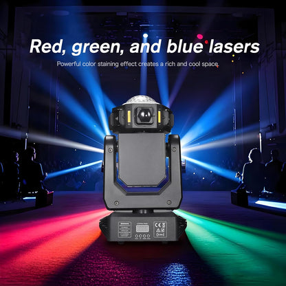 Discolamp – Disco Licht – Party Light – DJ Verlichting – Feestverlichting – RGB LED – Muziekgestuurd – Bewegende Kop