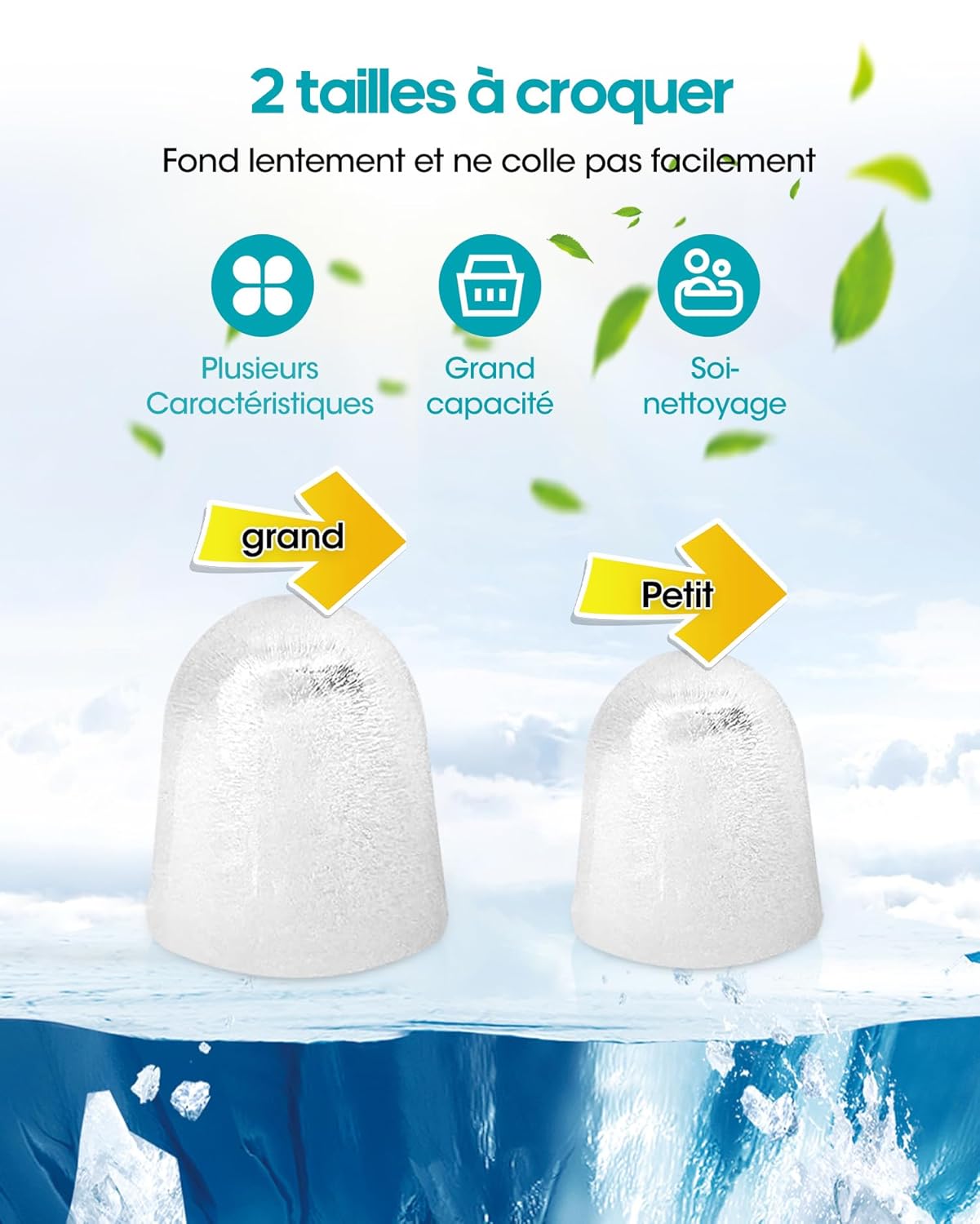 IJsblokjesmachine – IJsblokjesmaker – IJsblokjesapparaat – IJscryomachine – IJsdispenser – Wifi-App Bediening – Zelfreinigend – 15 kg IJs per 24 uur – 9 IJsblokjes in 6-10 Minuten