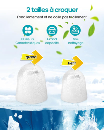 IJsblokjesmachine – IJsblokjesmaker – IJsblokjesapparaat – IJscryomachine – IJsdispenser – Wifi-App Bediening – Zelfreinigend – 15 kg IJs per 24 uur – 9 IJsblokjes in 6-10 Minuten