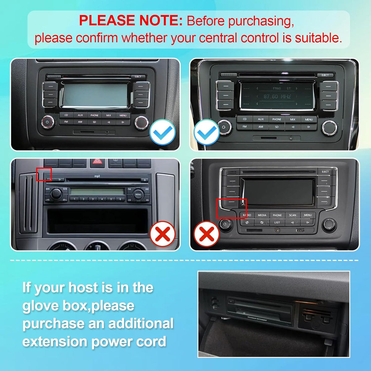 7 Inch 2+64G Android 14 Car Multimedia voor VW Golf MK5 Polo Passat Seat met Wireless CarPlay Android Auto 2 DIN Radio Bluetooth FM GPS WiFi