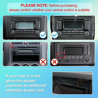 7 Inch 2+64G Android 14 Car Multimedia voor VW Golf MK5 Polo Passat Seat met Wireless CarPlay Android Auto 2 DIN Radio Bluetooth FM GPS WiFi