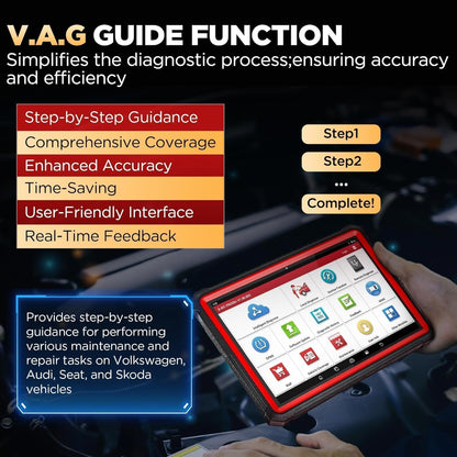 Autodiagnose Apparatuur – OBD2 Scanner – Diagnoseapparaat Auto – Auto Uitleesapparaat – Codelezer Voertuig – Bi-directionele Besturing – Online ECU Codering
