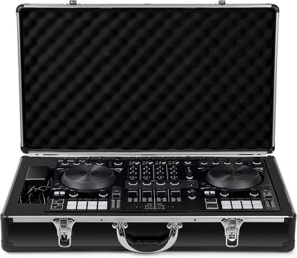 Analog Cases UNISON-koffer voor Native Instruments Traktor Kontrol S4, transportkoffer DJ (lichte en stabiele transporttas, maximale bescherming, DJ-koffer met het hoogste draagcomfort) Zwart