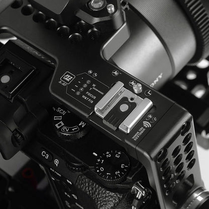 Cameracage – Camerakooi – Camera Rig – DSLR Rig – Video Rig – Elektronische Bovenhandgreep Met REC Start/Stop, Focus En Zoom – 15 Mm Aluminium Railsysteem