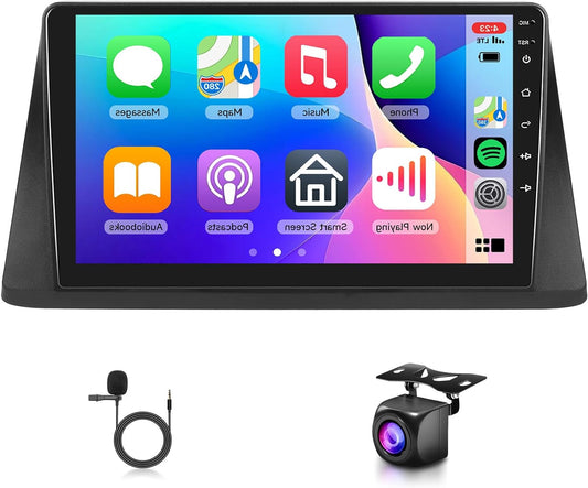 9 Inch Android Car Radio – Auto Muziekspeler – Navigatiesysteem – Bluetooth Radio – Multimedia Scherm – Draadloze CarPlay & Android Auto – GPS Navigatie & WiFi - QUORE