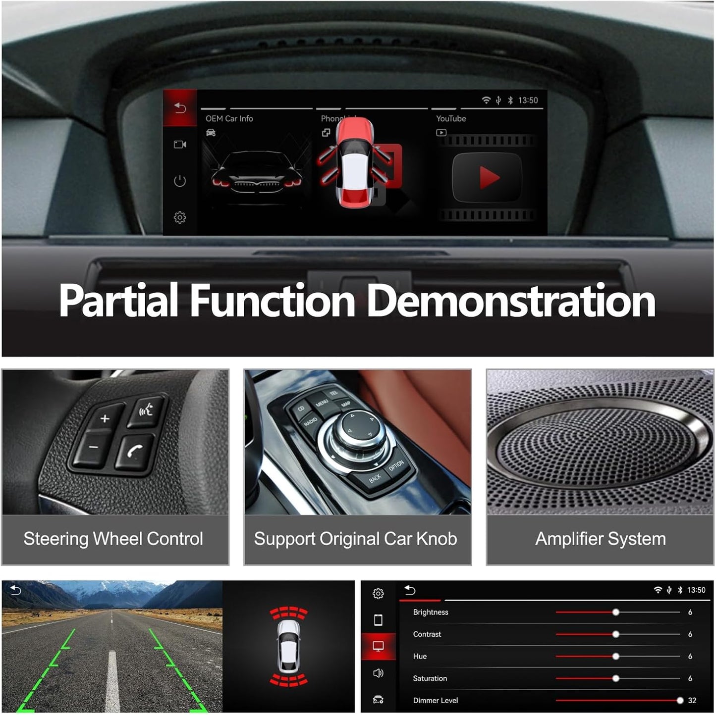 Autoradio BMW 3/5/6 Serie – Draadloze Autoradio – CarPlay Autoradio – Android Auto Radio – Multimedia Autoradio – IPS Touchscreen – Bluetooth 5.0 Handsfree Bellen