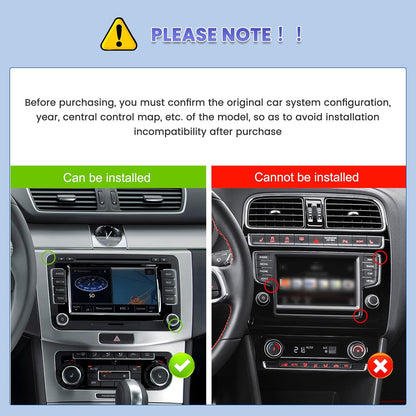 8-Core/4G+64G/DSP Autoradio Android pour VW Golf 5 Golf 6 Polo Passat Tiguan T5 Transporter Seat Leon avec Sans Fil CarPlay Android Auto, 9" écran Tactile avec BT GPS WiFi RDS FM USB+CAM