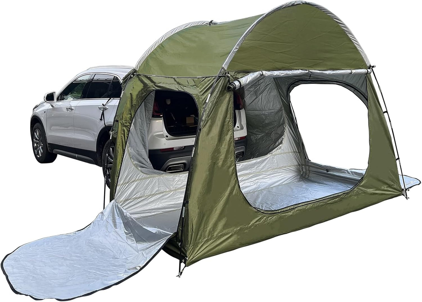 Luifeltent voor auto, 300 x 150 x 210 cm, achterkleptent, auto, geschikt voor 2-3 personen, autotent, achterklep, auto, waterdicht, zonwering