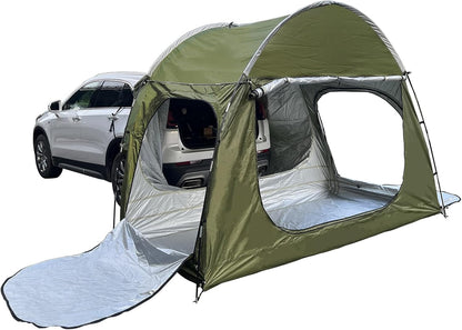 Luifeltent voor auto, 300 x 150 x 210 cm, achterkleptent, auto, geschikt voor 2-3 personen, autotent, achterklep, auto, waterdicht, zonwering
