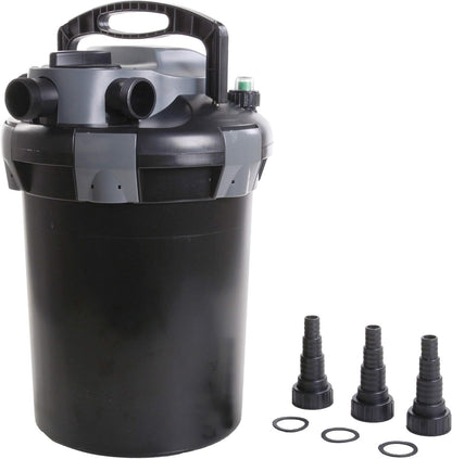 AquaForte CBF-8000 drukfilter, zwart, 34 x 34 x 53 cm, SG524