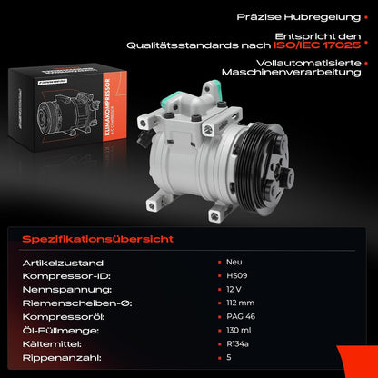 Frankberg ACP1417000P Airconditioning Airconditioning Airconditioning Magnetische koppeling Compressor voor airconditioning Vervanging