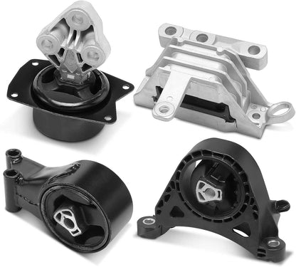 Frankberg 2 x motorlagers + 2 x versnellingsbak compatibel met Insignia A G09 2.0L 2008-2017 Insignia A Sports Tourer G09 2.0L 2008-2017 Vervanging # 13228303