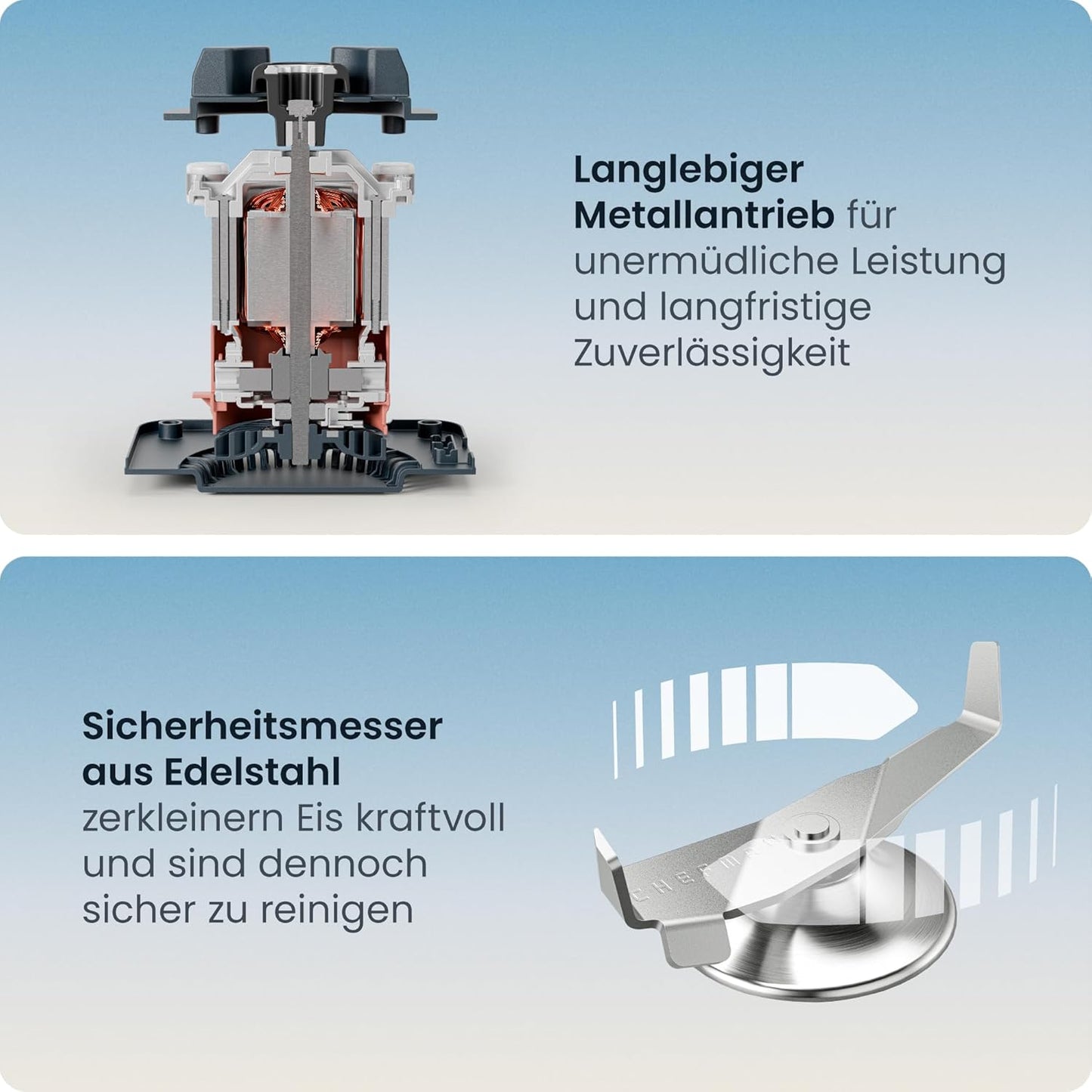Chefman Obliterator 1,2 l blender voor smoothies, 1380 W motor voor het malen van ijs, noten en bevroren vruchten met roestvrijstalen lemmet, Auto Blend functie, incl. 600ml reiscontainer - Midnight