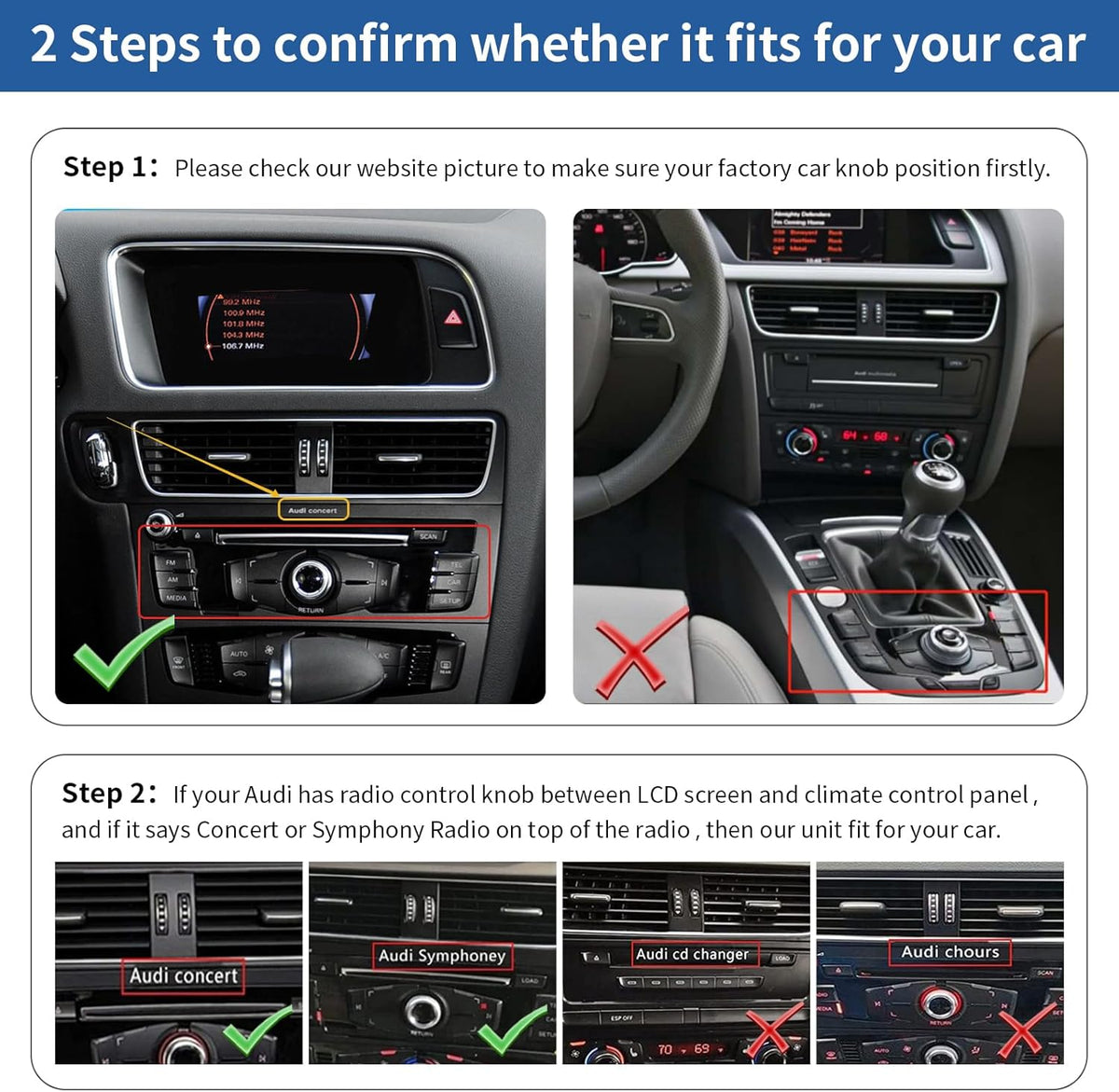 CarPlay Interface – CarPlay Retrofit Kit – Draadloze Auto Interface – Android Auto Adapter – Audi Upgrade – Draadloze & Bekabelde Connectiviteit – Ondersteuning Spiegellink en Camera’s