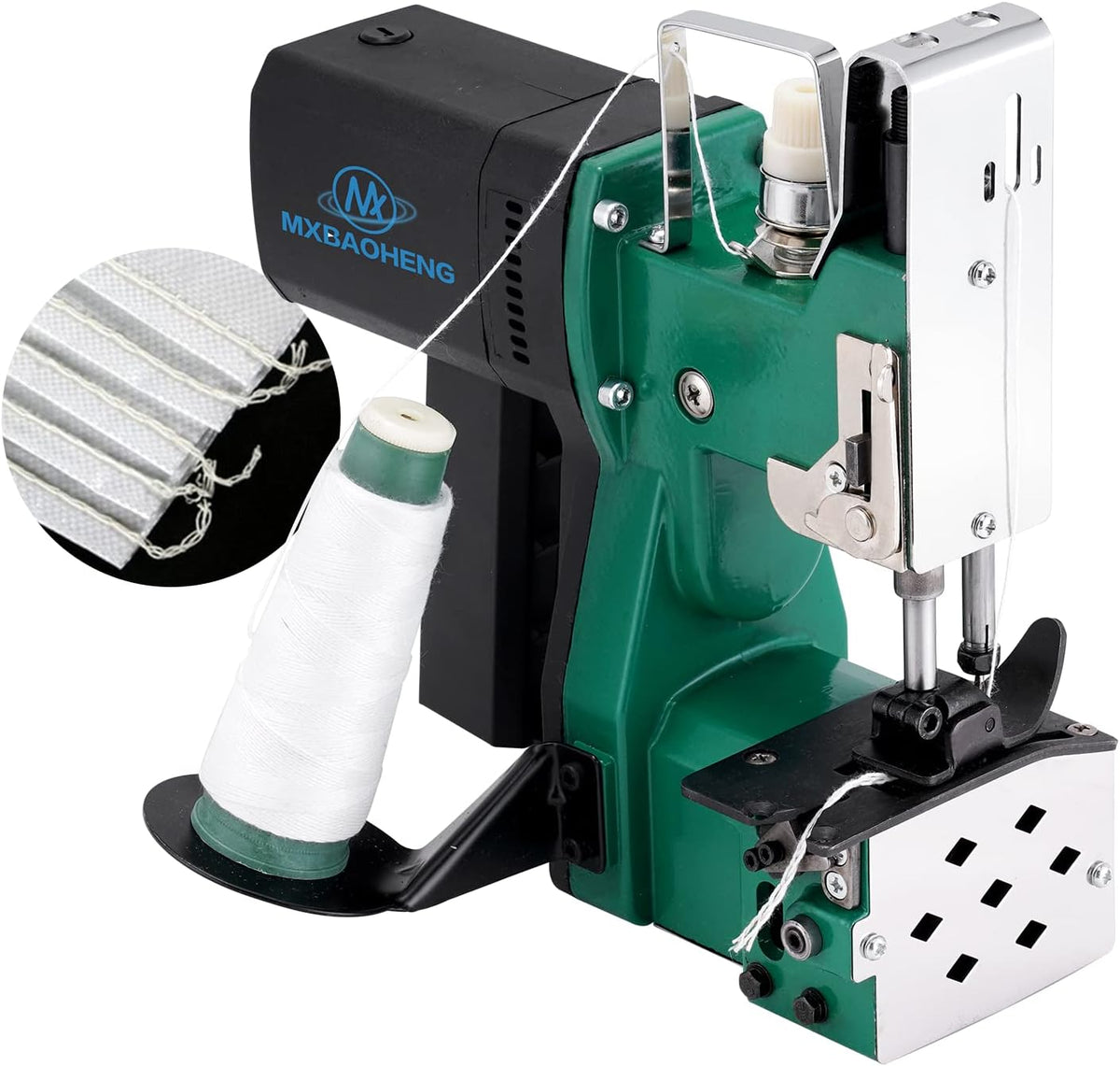 Zaknaaimachine – Draagbare Zaksluitmachine – Verpakkingsnaaimachine – Naaimachine Voor Zakken – Elektrische Draagbare Naaimachine – 220V – 190W Koperen Kernmotor