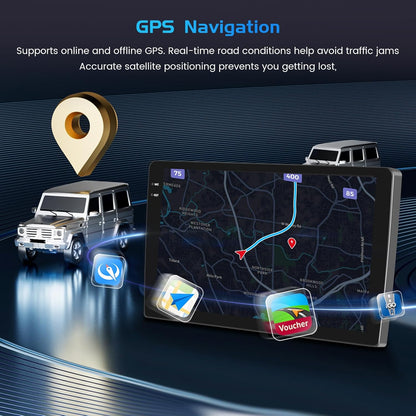 Autoradio – Multimedia Systeem – Navigatie Module – Auto Stereo – Infotainment Unit – Android 15 Systeem – 9-Inch In-Cell Touchscreen
