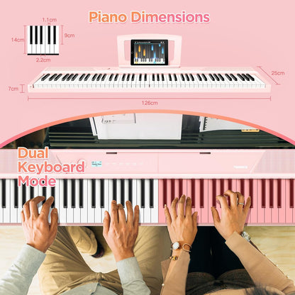 Digitale Piano – Keyboard – Elektrische Piano – Toetsenbordpiano – Piano Toetsenbord – 88 Gewogen Toetsen – 2 X 15W Luidsprekers