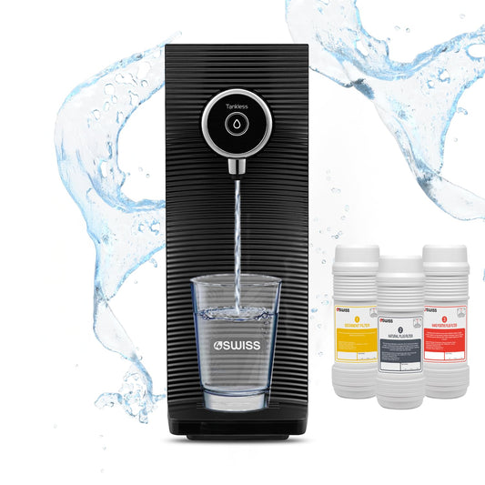 Waterfiltersysteem – Drinkwaterfilter, Waterfilterinstallatie, Kraanwaterfilter, Waterfilter – Zonder Reservoir – 5-Traps Filtratie Met 3 Cartridges