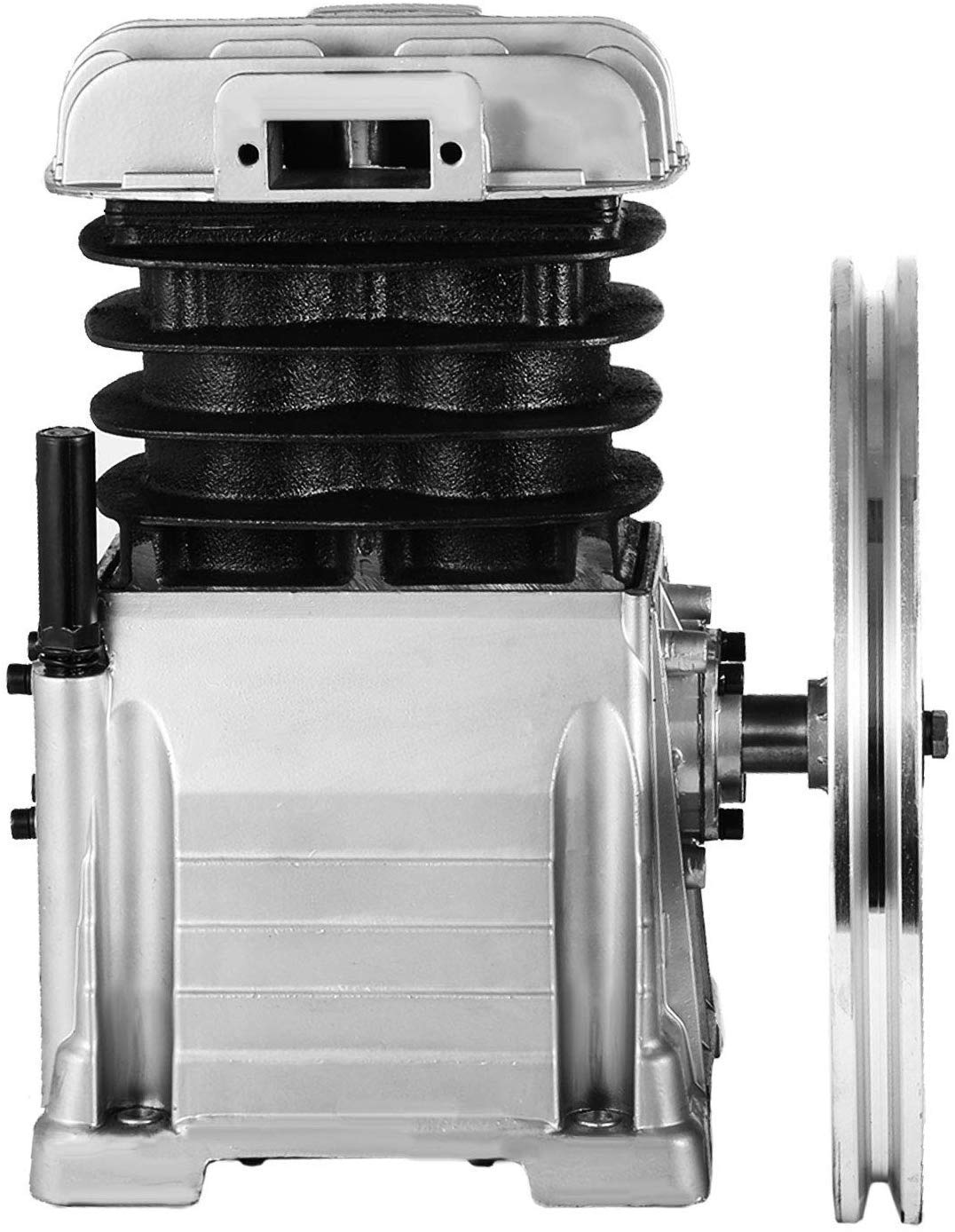 Luchtcompressorkop – Compressorpomp – Persluchtpomp – Zuigercompressor – Cilinderkop – 3 pk Vermogen – Robuuste Aluminium Behuizing