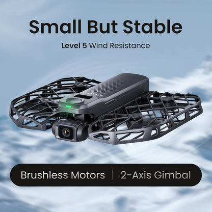 HOVERAir X1 PRO 4K Action Flying Camera, Vouwenbare drone met camera met 42 km/u volgssnelheid, 10+ volledige automatische vluchtmodi, Vlieg overal met OmniTerrain, SmoothCapture 2.0 (Fietscombo)