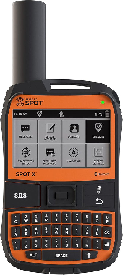 SPOT X 2-weg satellietboodschapper met GPS-tracking, handapparaat voor wandelen, kamperen en alleenstaande werknemers en off-grid communicatie | Globalstar satellietnetwerk | Abonnement vereist