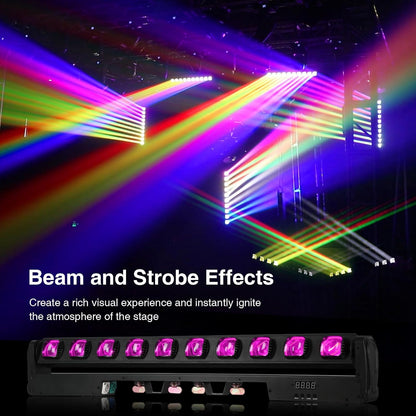 BETOPPER 10x15w RGBW Moving Head Lamp Beam LED Light Bar voor Party L1015