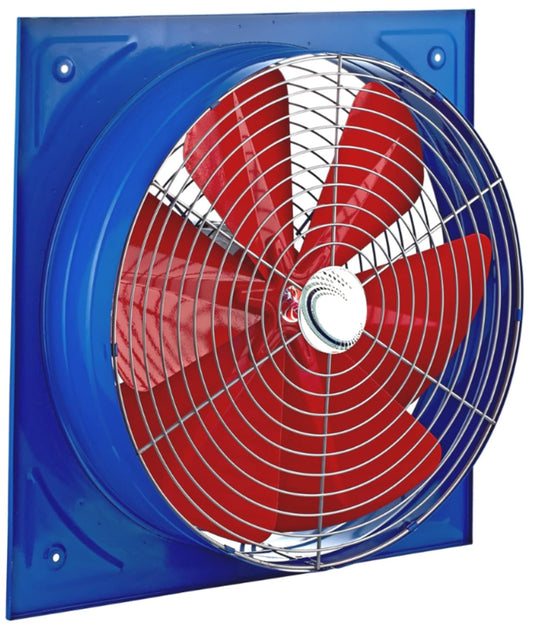 Industriële Axiaalventilator – Ventilator – Industriële Afzuigventilator – Wandventilator – Motorventilator – 550 mm Diameter – 6000 m³/uur Capaciteit – IP44 Spatwaterbestendig