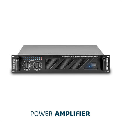 Ibiza - AMP1000-MKII - DISCO VERSTERKER 2 X 800W
