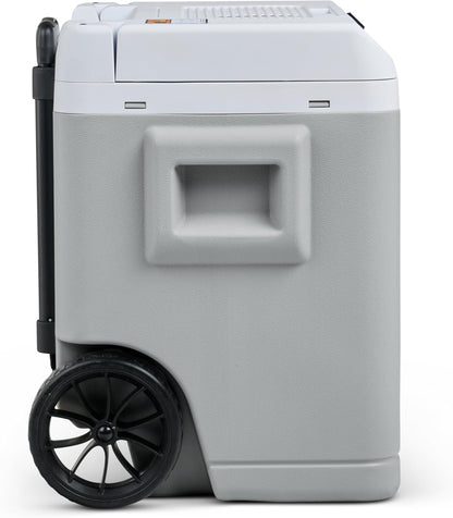 IGLOO IE42 elektrische koelbox 42L – 12V en 230V – Thermo-elektrische koelbox met wielen en telescoopgreep voor auto, camper, camping en vrachtwagen – Koelt tot 20 °C onder de omgevingstemperatuur