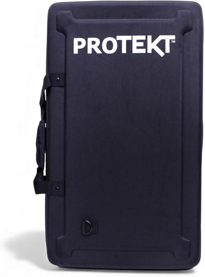 Flightcase Workstation Voor DJ-Controller – DJ-Flightcase – DJ-Case – DJ-Koffer – Beschermkoffer – Uitschuifbaar Laptopplateau Tot 19 Inch – Bevestigingsriemen En Stapelbare Hoekstukken