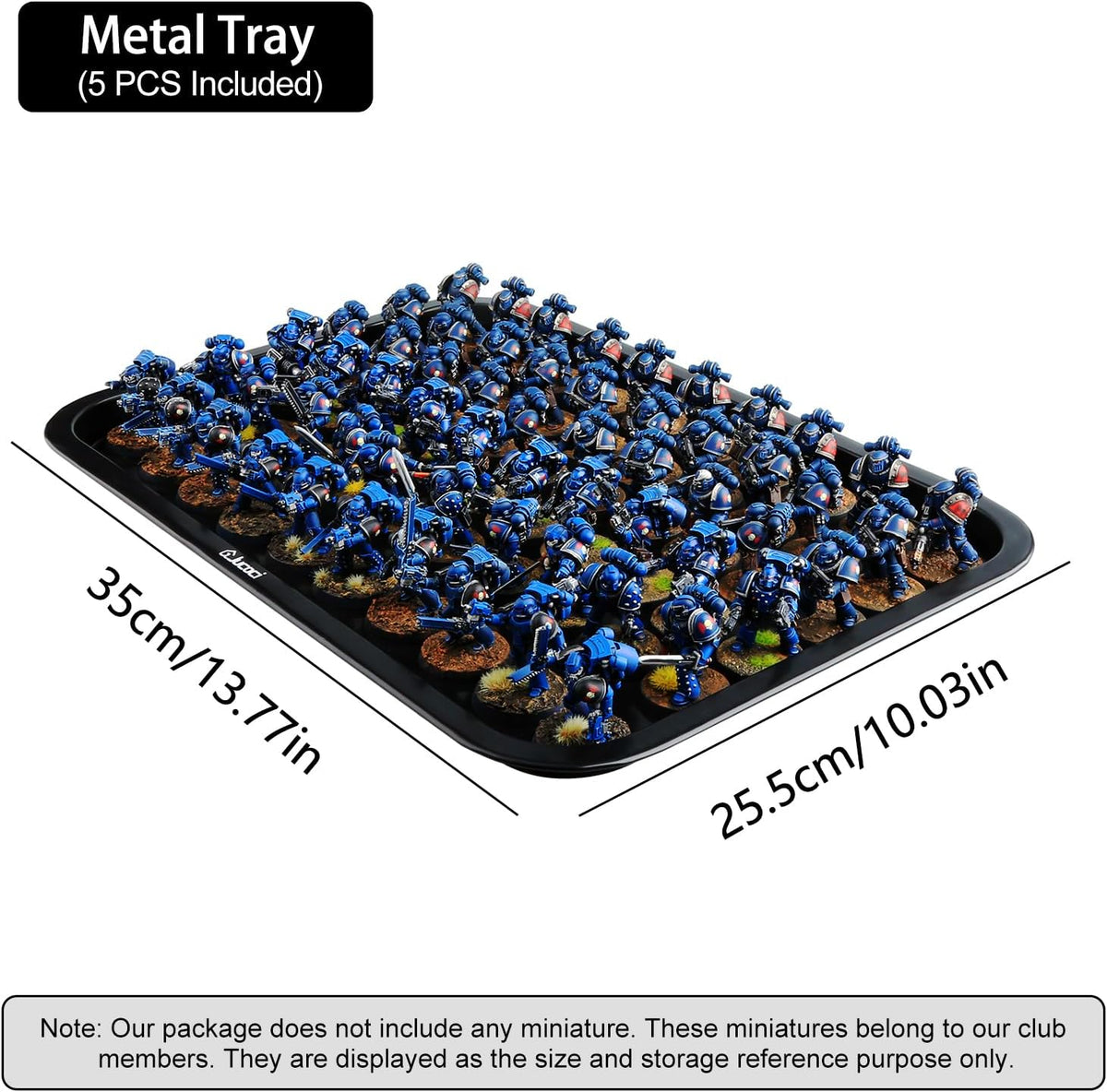 Jucoci Miniaturen Opbergkoffer Miniaturen Transportkoffer (groot formaat met licht)