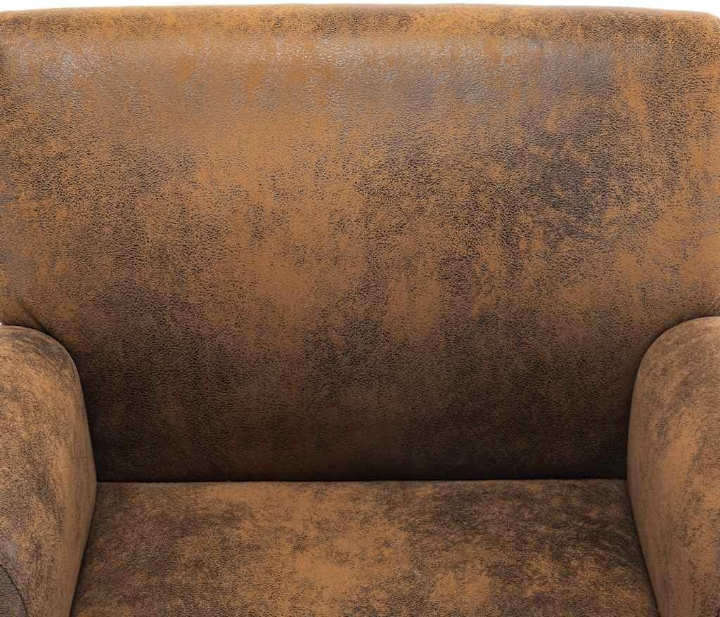 Relaxstoel – Fauteuil – Lounge Stoel – Zitzak – Leunstoel – Imitatie Suède – Ergonomisch Design – Robuuste Constructie
