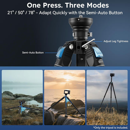 SIRUI Rapid System SVS60 One-Step Hoogte Aanpassing Video Tripod