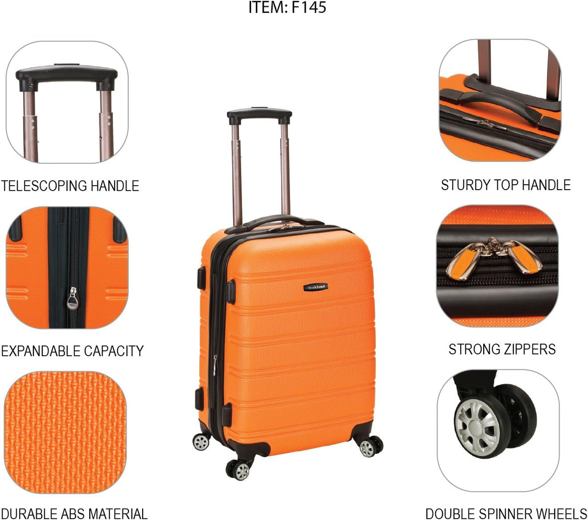 Rockland Santa Fe harde spinner wielbagage