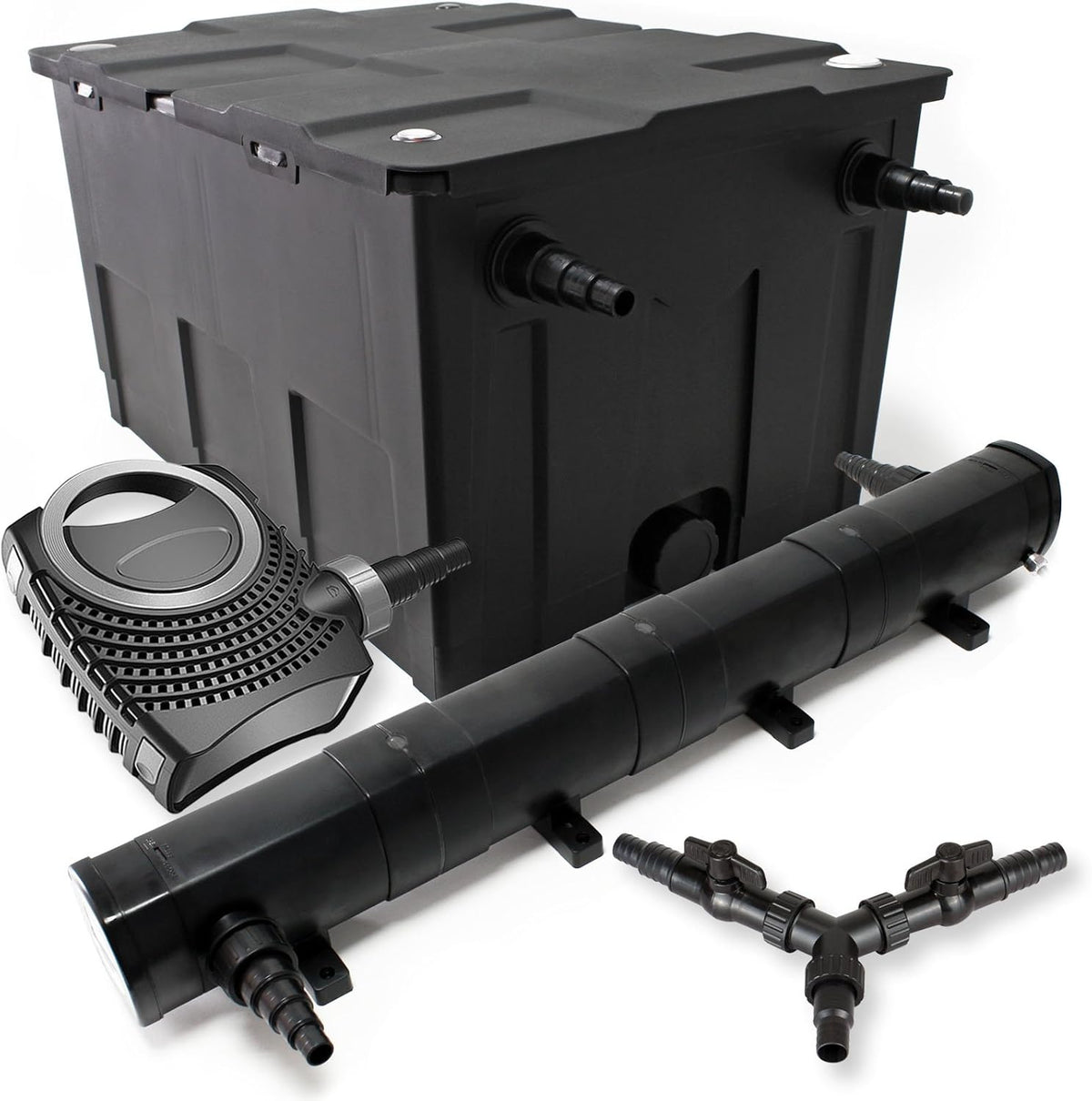 SunSun vijverfilterset voor 60.000 l met UVC 72 W, NEO8000 pomp 70 W