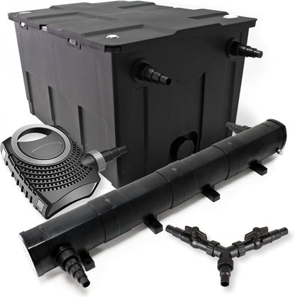 SunSun vijverfilterset voor 60.000 l met UVC 72 W, NEO8000 pomp 70 W