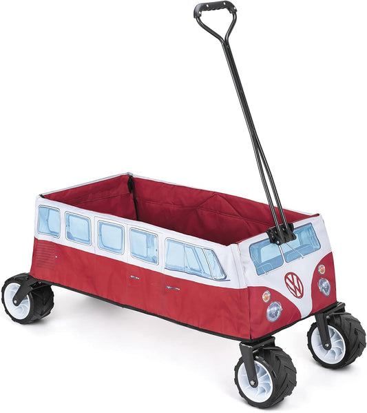 BRISA VW Collection Volkswagen Bulli Bus T1 XXL opvouwbare bolderhand-transportladderwagen, all-terrain (Samba Transporter Van)