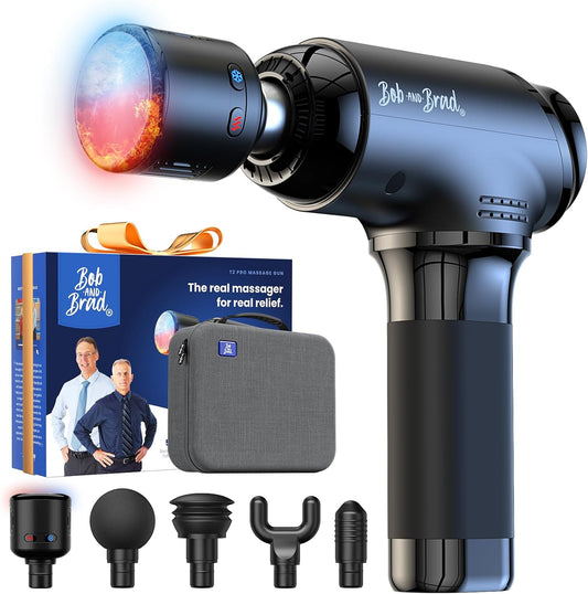 Massagepistool Voor Rug En Spieren – Massage Gun – Massagegeweer – Massageapparaat – Spiermassageapparaat – Met Warmte- En Koudefunctie – 10Mm Amplitude En 4000Mah Accu