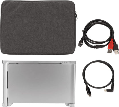 Dual Extender Screen, Laptop Screen Extender, Triple Display Laptop Monitor Extender, with Retractable Stand for 15-17 Inch Laptops(S400) - QUORE