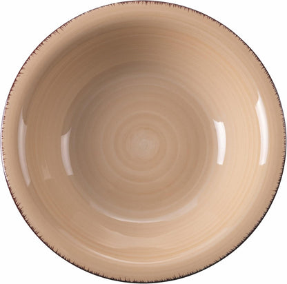 Tafelservies Chocoladebruin – Servies – Serviesset – Bordenset – Dinerset – 18-delig Voor 6 Personen – Aardewerk, Magnetron- en Vaatwasserbestendig