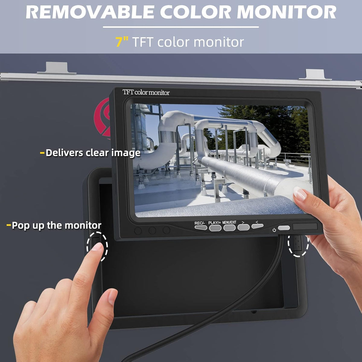 Buisinspectie Camera, 50 m DVR Rioolcamera Industriële Afvoer Pipeline Endoscoop Loodgieterswerk Systeem Video Endoscoop LCD-scherm 1000TVL CCD IP68 Waterdichte Live Opname